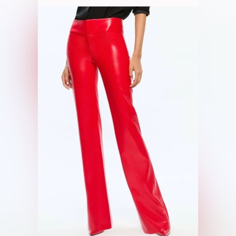 Alice + Olivia Vegan Leather Pants